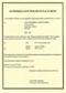 Autorisation De Manufacturing EXP 20 septembre 2011