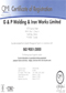 ISO 9001-2001 EXP Feb 11 2011